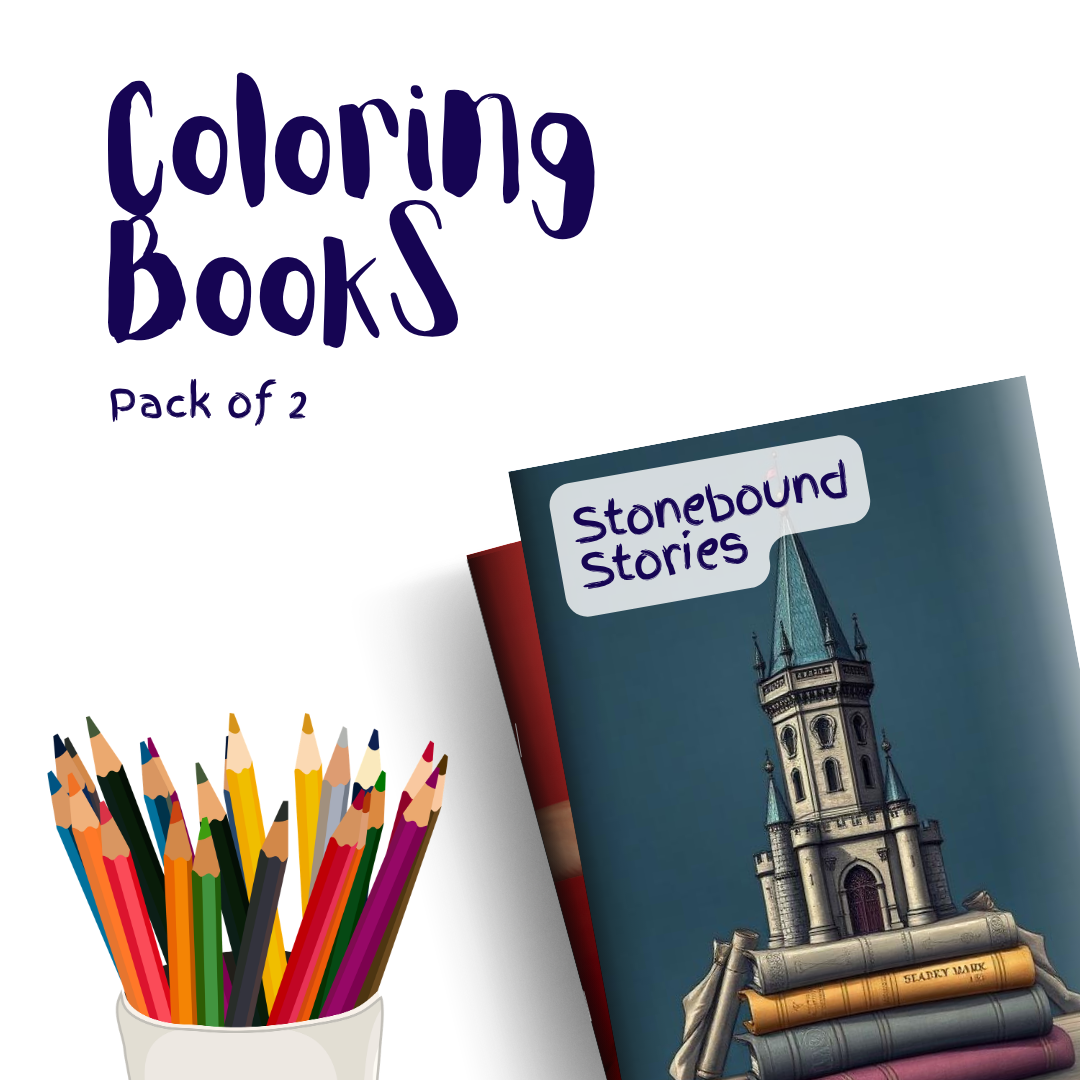 Stonebound Stories – 2 Coloring Books