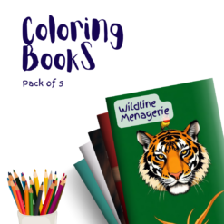Wildline Menagerie – 5 Coloring Books